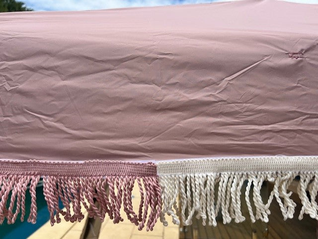 Ultra Compact 50+UPF Beach Cabana with Shade Wall - Blush